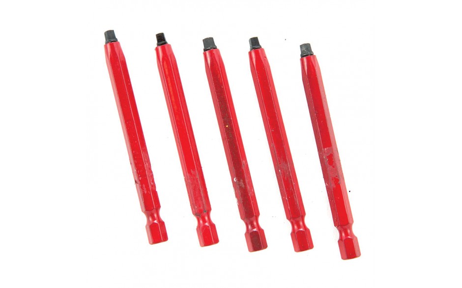 #2 Robertson® 3" Red Two-Piece Screwdriver Bit - Bulk