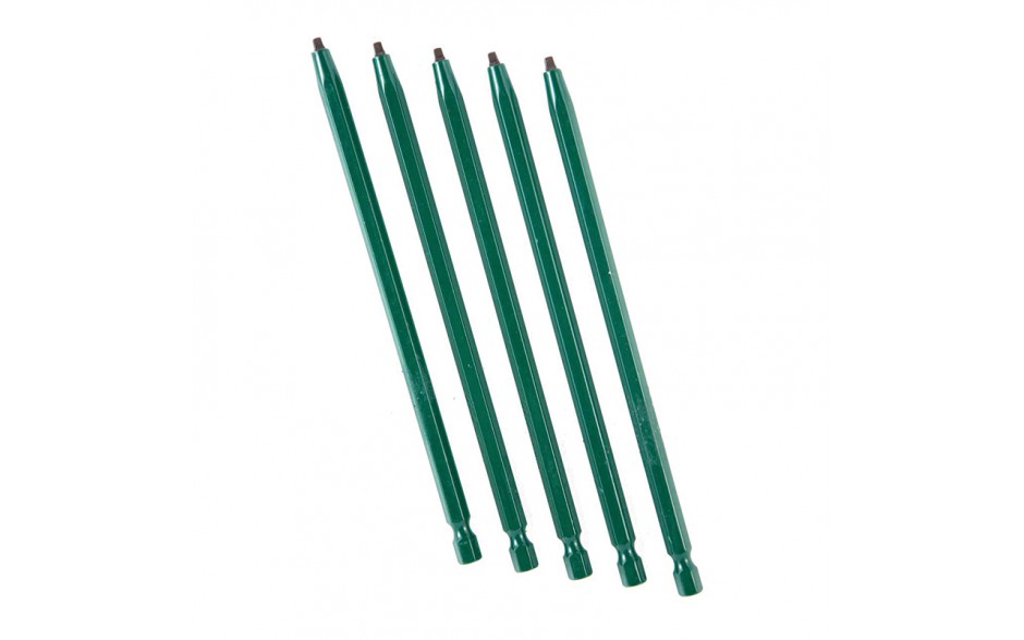 #1 Robertson® 6" Green Two-Piece Screwdriver Bit - Bulk