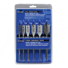 6pc Wood Boring Bit Set - Clamshell