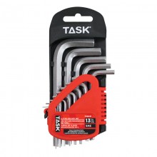 13pc SAE Short L-Type Hex Key Set - 1/pack