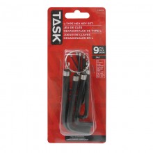 9pc SAE Key Chain L-Type Hex Key Set - 1/pack