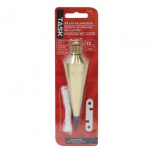 12 oz. Brass Plumb Bob - 1/pack