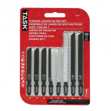 10pc T-Shank Jigsaw Blade Set - Sandwich Blister