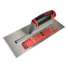 11" x 4 1/2" (1/4" x 1/4" x 1/4") Square Notch Adhesive Trowel with FlexFit Grip