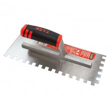 11" x 4 1/2" (3/8" x 3/8" x 3/8") Square Notch Adhesive Trowel with FlexFit Grip