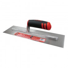 14" x 4" Professional High Carbon Steel Finishing Trowel with FlexFit Grip