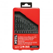 13pc HSS Drill Bit Set - Metal Index Box