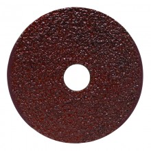 4-1/2" 24 Grit Resin Bonded Fibre Sanding Disc - Bulk