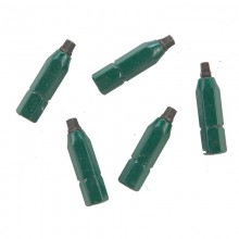 #1 Robertson® 1" Green Two-Piece Screwdriver Bit - Bulk