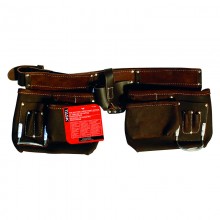 Oil Tanned 12 Pocket Carpenter Apron - 1/pack