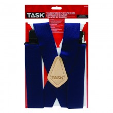 Full Elastic Navy Suspenders - 1/pack