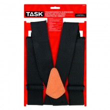 Full Elastic Black Suspenders - 1/pack