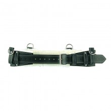 Black Sheepskin Lined Back Support Belt - 1/pack