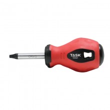 #2 Square Recess 1-1/2" Stubby Soft Grip Screwdriver - Bulk