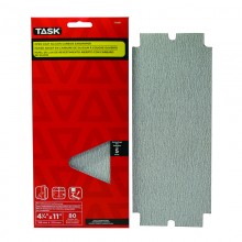 4-1/4" x 11" 80 grit Medium Drywall Sandpaper - 5/pack