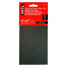 4" x 6" Fine Grey Synthetic Steel Wool Pad - 2/pack