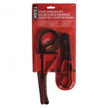 2pc Strap Wrench Set - Carded