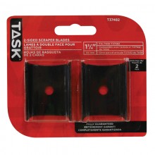 1-3/4" Replacemenet 2-Sided Scraper Blades - 2/pack