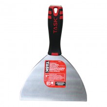 6" Flexible High Carbon Steel Putty Knife with FlexFit Grip & Hammer Cap