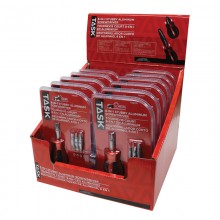 8-in-1 Stubby Screwdriver with Aluminum Handle - 12 per Display Box