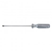 #2 Phillips 8" Long Elite Acetate Hard Grip Screwdriver - Bulk