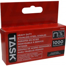 3/8" (10mm) Heavy Duty Stainless Steel Staples - 1000/pack