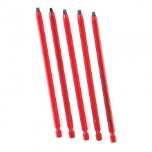 #2 Robertson® 6" Red Two-Piece Screwdriver Bit - Bulk