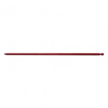 #2 Robertson® 12" Red Two-Piece Screwdriver Bit - Bulk