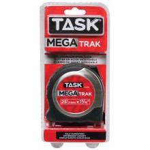 25' (7.6m) x 1-5/16" MegaTrak Stainless Steel Tape Measure - 1/pack