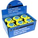 25' x 1" Rubber Jacket Tape Measure - 12 per Display Box