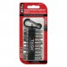 10pc Mixed Robertson® IMPACT Carabiner Clip - 1/pack