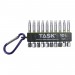 10pc T25 Torx IMPACT Carabiner Clip - Bulk