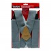 Full Elastic Grey Suspenders - 1/pack