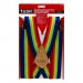 Full Elastic Rainbow Suspenders - 1/pack