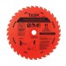 7-1/4" 36T Teflon Coated Metal Cutting Blade - Bulk