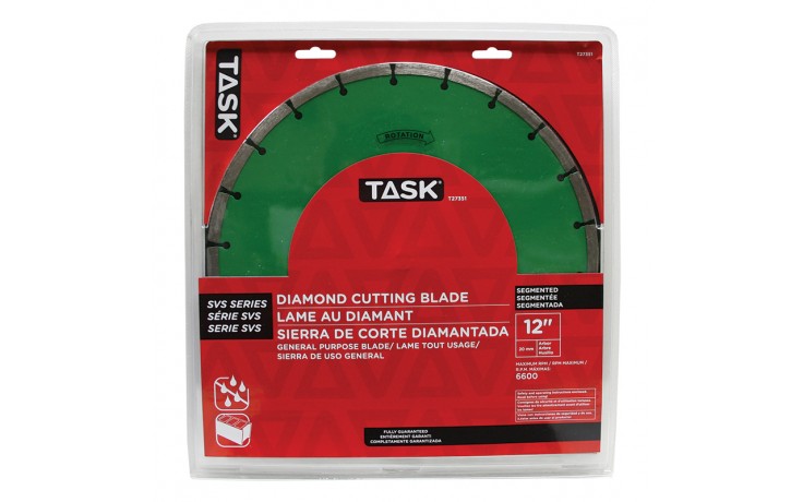 Lame à diamant SVS segmentée, 12 po x 20mm – 1/paquet  