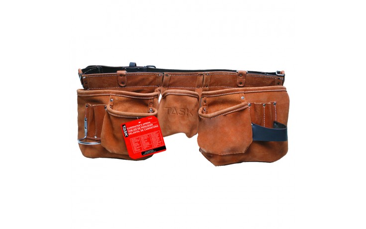 Tablier de menuisier avec ceinture en cuir, 11 poches – 1/paquet -  Accessoires de chantier