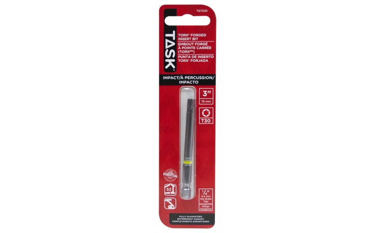 T30 Torx 3" IMPACT Driver Bit - 1/Pk