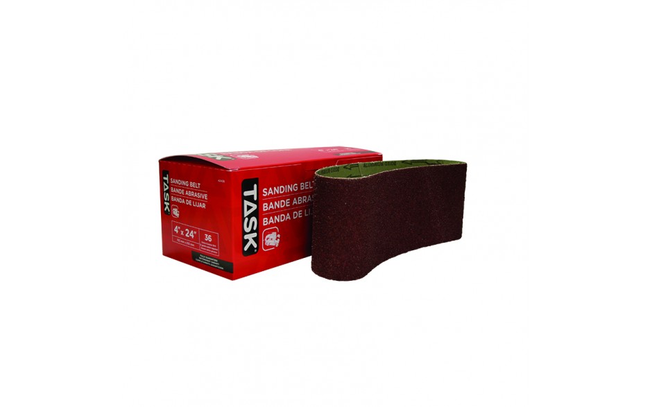 Courroie abrasive, grain 36, 4 x 24 po – en boîte