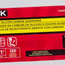 Papier abrasif pour cloison sèche à grain fin 120, 4 1/4 x 11 po – en vrac