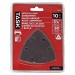 3-1/8" Hook & Loop Oscillating Sandpaper 80G- 10/Pack