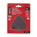 3-1./8" Hook & Loop Oscillating Sandpaper 60G- 10/Pack